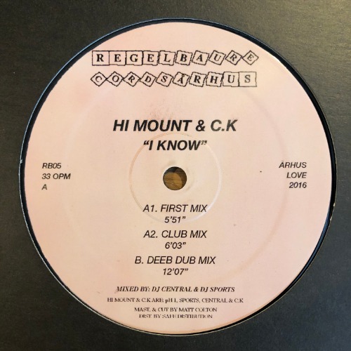 Hi Mount &amp; C.K - I Know
