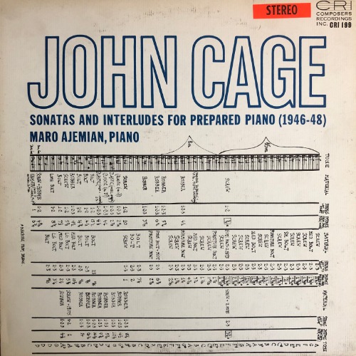 John Cage - Sonatas And Interludes For Prepared Piano (1946-48)