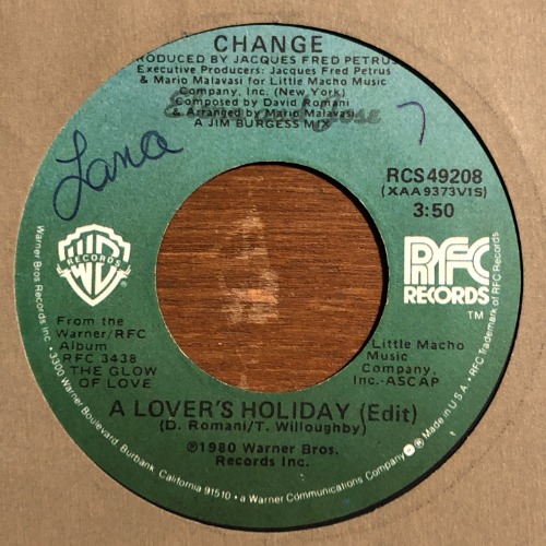 Change - A Lover&#039;s Holiday