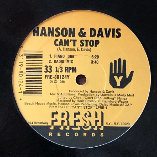 Hanson &amp; Davis - Can&#039;t Stop