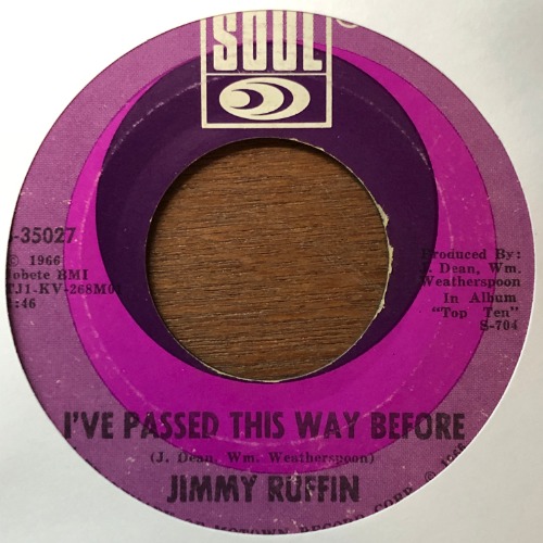 Jimmy Ruffin - I&#039;ve Passed This Way Before / Tomorrow&#039;s Tears