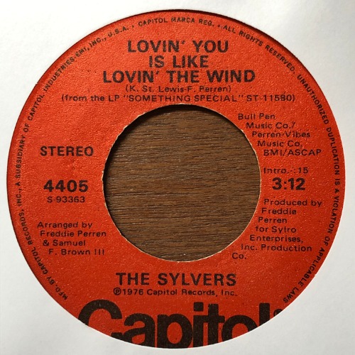 The Sylvers - Lovin&#039; You Is Like Lovin&#039; The Wind / High School Dance