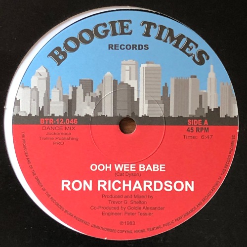 Ron Richardson - Ooh Wee Babe