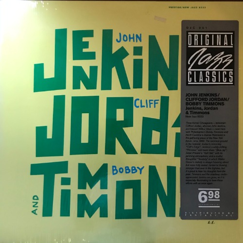 John Jenkins / Clifford Jordan / Bobby Timmons - Jenkins, Jordan And Timmons