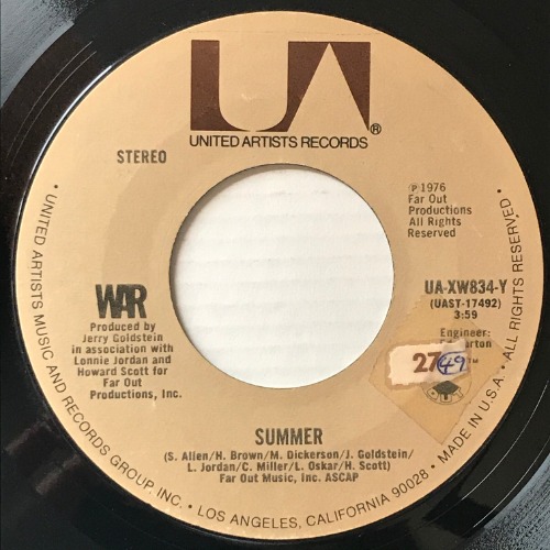 War - Summer / All Day Music