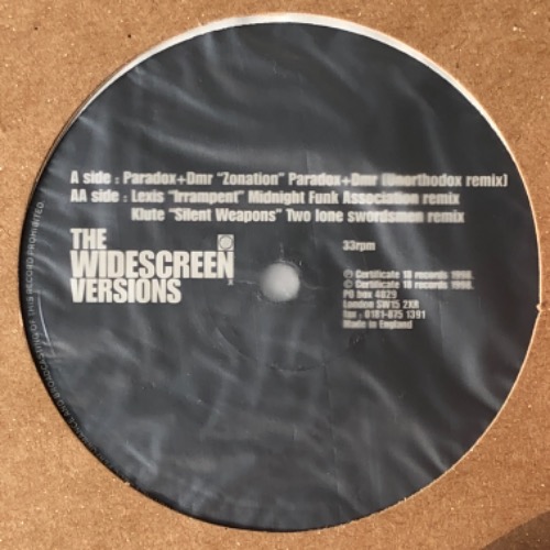 Various - The Widescreen Versions