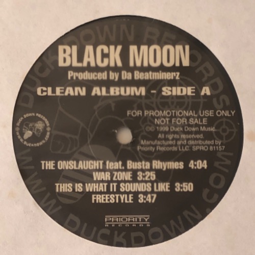 Black Moon - War Zone (Clean Album)