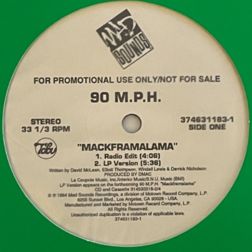 90 M.P.H. - Mackframalama
