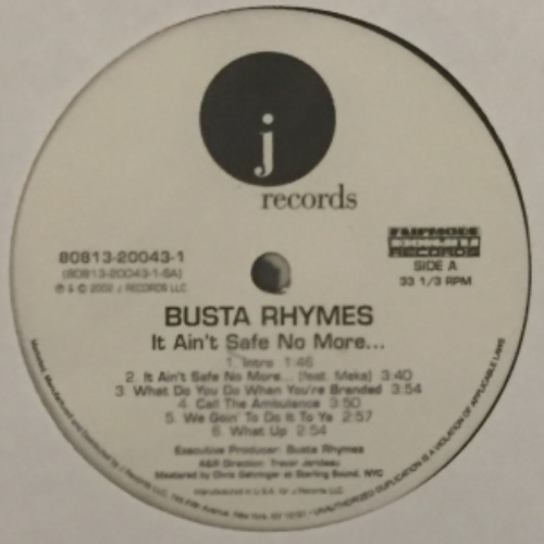 Busta Rhymes - It Ain&#039;t Safe No More…