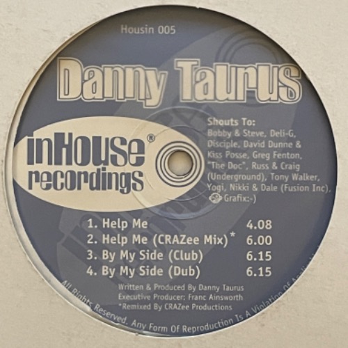 Danny Taurus - Help Me / By My Side
