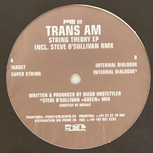 Trans Am - String Theory EP