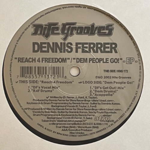 Dennis Ferrer - Reach 4 Freedom