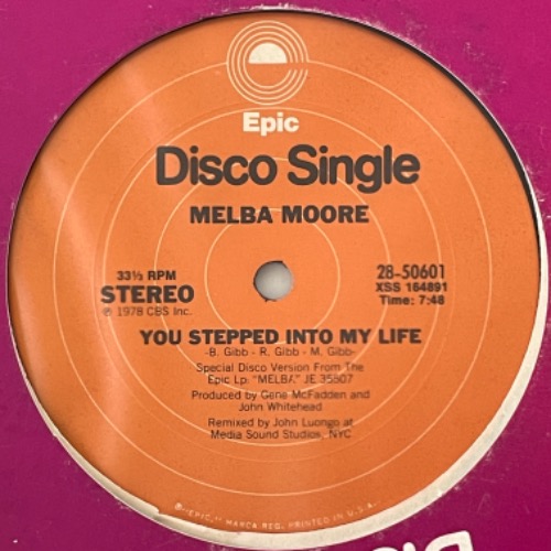 Melba Moore - You Stepped Into My Life / There&#039;s No Other Like You