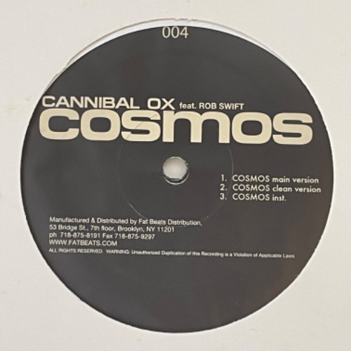 Cannibal Ox Feat. Rob Swift / Invisible - Cosmos / Streets Be Testin&#039; You