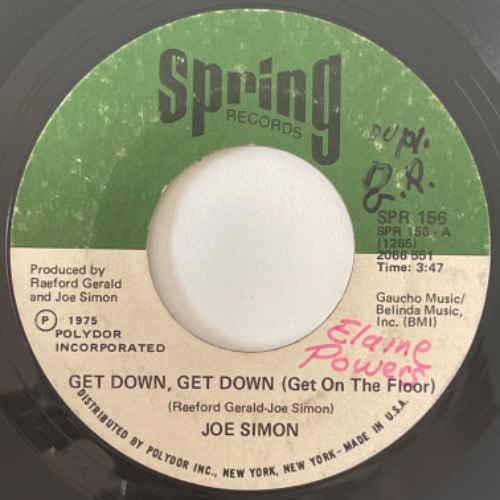 Joe Simon - Get Down, Get Down (Get On The Floor)
