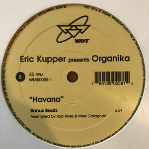 Eric Kupper Presents Organika ‎– Havana