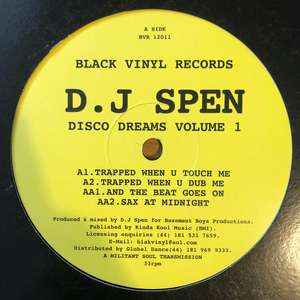 D.J Spen ‎– Disco Dreams Volume 1