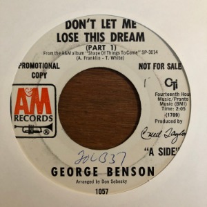 George Benson - Don&#039;t Let Me Lose This Dream