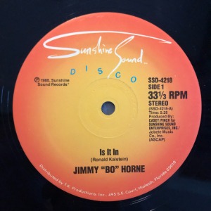 Jimmy &quot;Bo&quot; Horne - Is It In / I Wanna Go Home With You