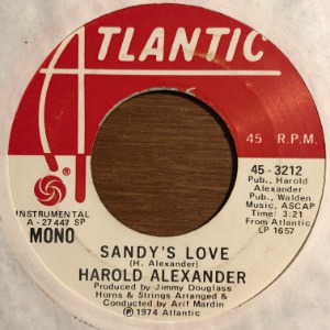 Harold Alexander - Sandy&#039;s Love
