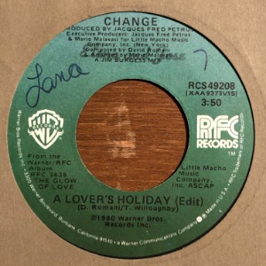 Change - A Lover&#039;s Holiday