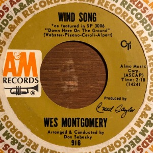 Wes Montgomery - Wind Song / Goin&#039; On To Detroit