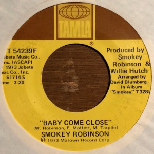 Smokey Robinson - Baby Come Close