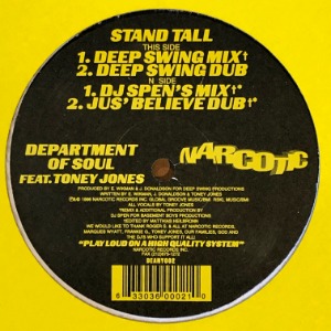 Department Of Soul Feat. Toney Jones - Stand Tall