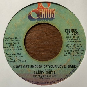 Barry White - Can&#039;t Get Enough Of Your Love, Babe