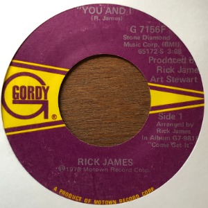 Rick James - You And I / Hollywood