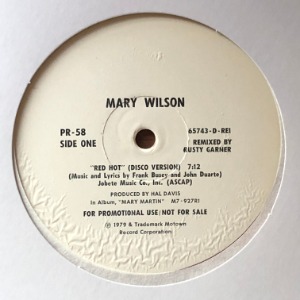 Mary Wilson - Red Hot