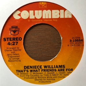Deniece Williams - That&#039;s What Friends Are For / It&#039;s Important To Me