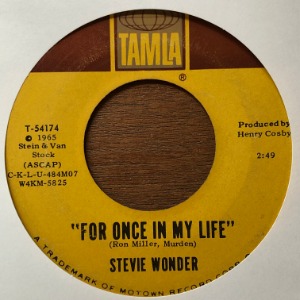 Stevie Wonder - For Once In My Life / Angie Girl