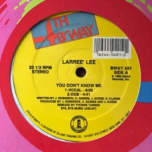 Larree&#039; Lee - You Don&#039;t Know Me