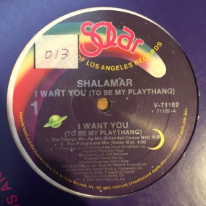 Shalamar	- I Want You (To Be My Playthang)