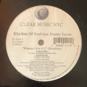 Rhythm Of Soul Feat. Freddy Turner - Wanna Live 4 U (Remixes)