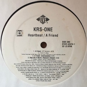 KRS-One - A Friend / Heartbeat