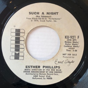 Esther Phillips - Such A Night