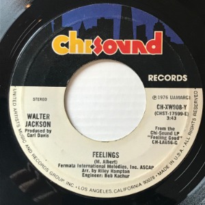 Walter Jackson - Feelings / Words (Are Impossible)