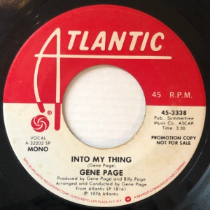 Gene Page - Into My Thing