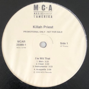 Killah Priest - I&#039;m Wit That