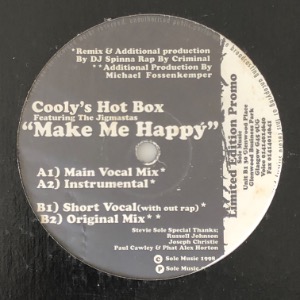 Cooly&#039;s Hot Box Featuring The Jigmastas - Make Me Happy