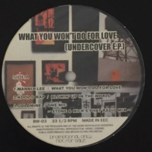 Various - What You Won&#039;t Do For Love (Undercover E.P.)