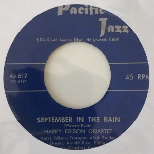 The Harry Edison Quartet - September In The Rain/Pennies From Heaven