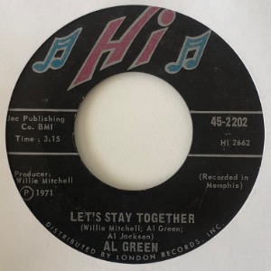 Al Green - Let&#039;s Stay Together / Tomorrow&#039;s Dream
