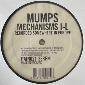 Mumps - Mechanisms E-L (2 x12&quot;)