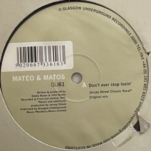 Mateo &amp; Matos - Don&#039;t Ever Stop Lovin&#039;