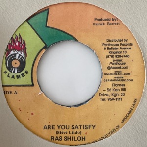 Ras Shiloh - Are You Satisfy