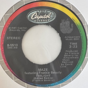 Maze Featuring Frankie Beverly - I Want To Feel I&#039;m Wanted / Twilight