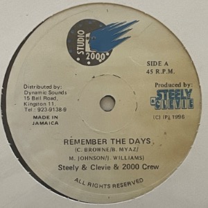 Steely &amp; Clevie - Remember The Days